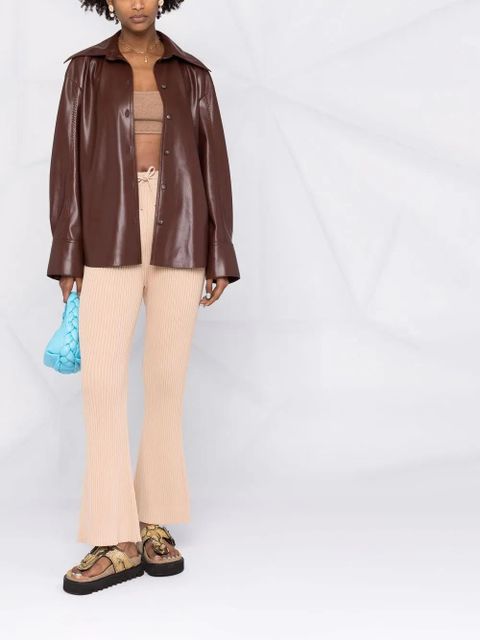 Nanushka ribbed knitted trousers - Neutrals - zdjęcie produktu nr 2