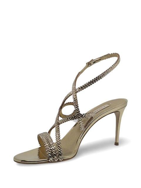 Casadei Julia Josephine bead-embellished sandals - Gold