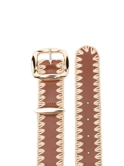 ZIMMERMANN Kaia woven-trim belt - Brown - zdjęcie produktu nr 2