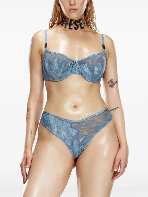 Diesel x Savage x Fenty balconette bra - Blue