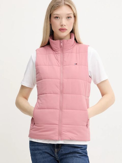 Tommy Jeans bezrękawnik damski kolor różowy przejściowy DW0DW21409 - zdjęcie produktu nr 1