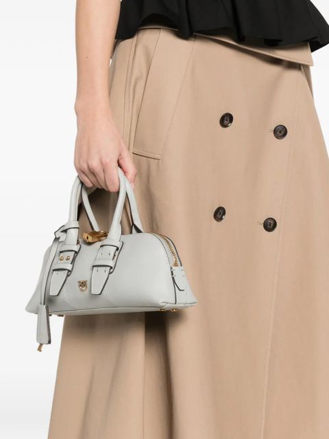 PINKO Bowling zip-up tote bag - Grey