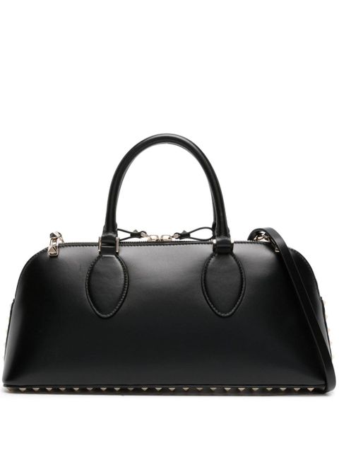 Valentino Garavani Rockstud-embellished leather tote bag - Black - zdjęcie produktu nr 1