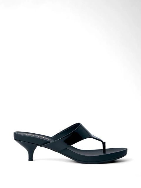 Prada open-toe T-strap sandals - Black - zdjęcie produktu nr 1