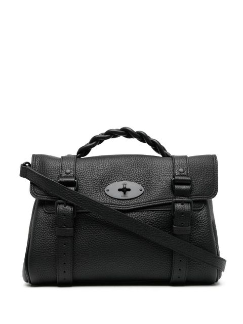 Mulberry Alexa heavy grain satchel bag - Black - zdjęcie produktu nr 1