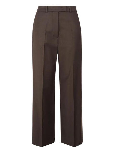 The Frankie Shop Brickell Flannel belt loops trousers - Brown - zdjęcie produktu nr 1