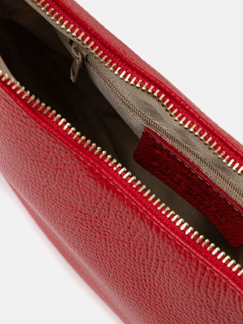 Answear.LAB torebka skórzana kolor czerwony