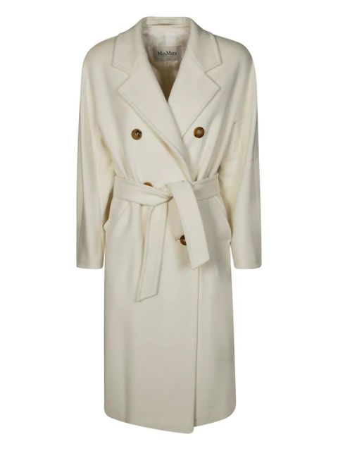 Max Mara buttoned belted coat - White - zdjęcie produktu nr 1