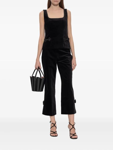 Posse Quincy bow pocket top - Black