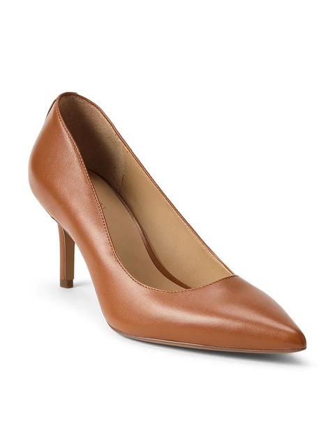 Lauren Ralph Lauren szpilki skórzane Lanette - zdjęcie produktu nr 1