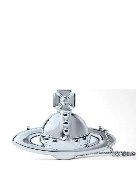 Vivienne Westwood Orb-shaped clutch bag - Silver - zdjęcie produktu nr 1