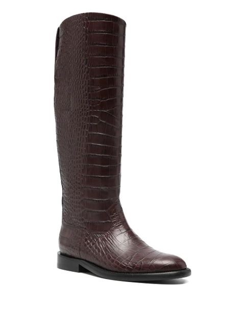 Paris Texas Montana croc-effect montana boots - Brown - zdjęcie produktu nr 2