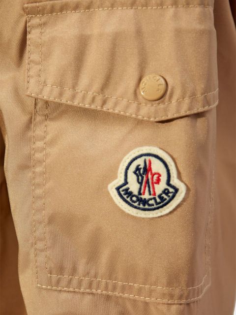 Moncler lightweight drawstring parka - Neutrals