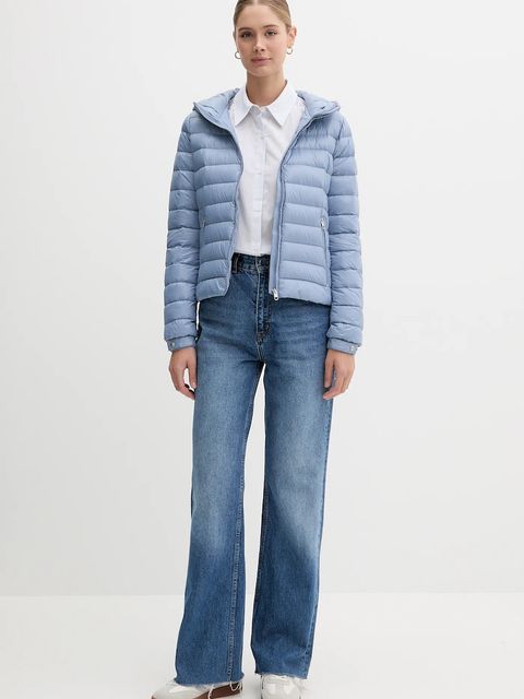 Tommy Hilfiger koszula damska kolor niebieski regular z kołnierzykiem klasycznym WW0WW47169