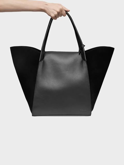 Tous torebka skórzana TULIP kolor czarny 2002301451