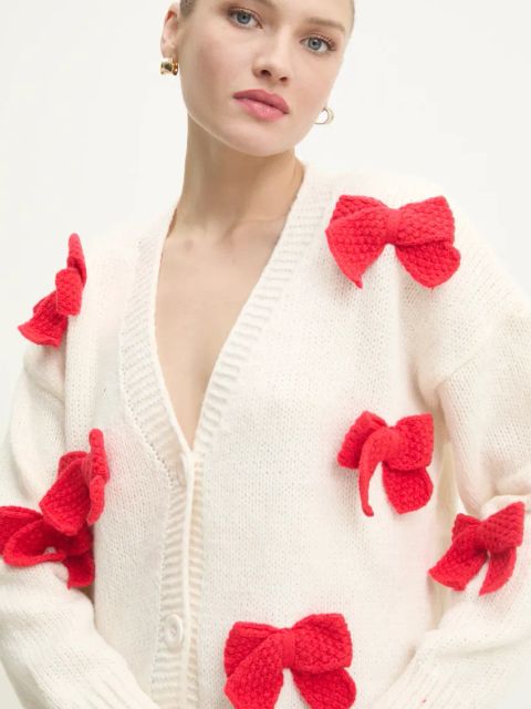 Answear.LAB sweter damski kolor biały ciepły