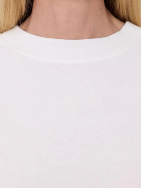 LouLou de Saison crew-neck drop-shoulder T-shirt - White