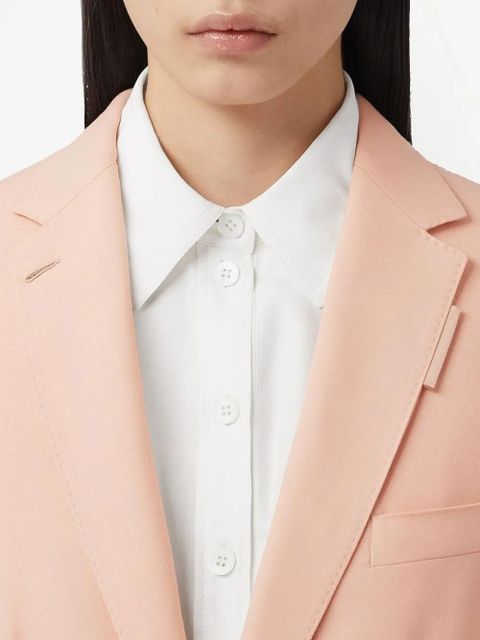 Burberry tailored single-breasted blazer - Pink