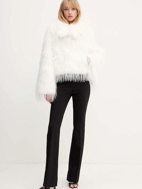 Pinko spodnie damskie kolor czarny proste high waist 105706 A2R9 - zdjęcie produktu nr 2