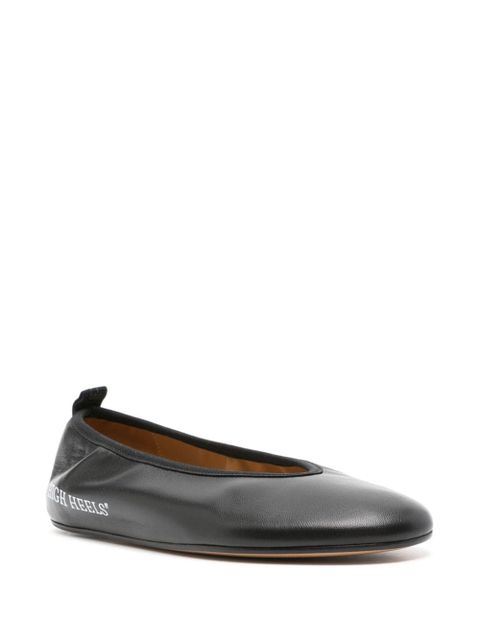 Off-White High Heel ballet flats - Black