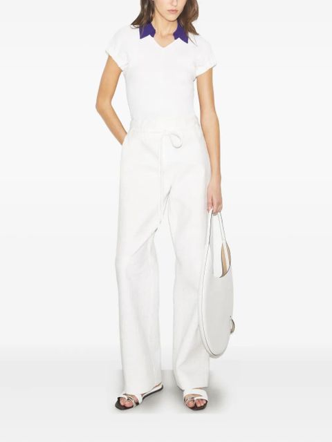 Tory Burch short-sleeve polo top - White - zdjęcie produktu nr 2