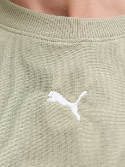 Puma bluza damska kolor zielony gładka 629748