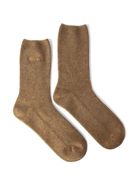 Zadig&Voltaire cashmere socks - Brown