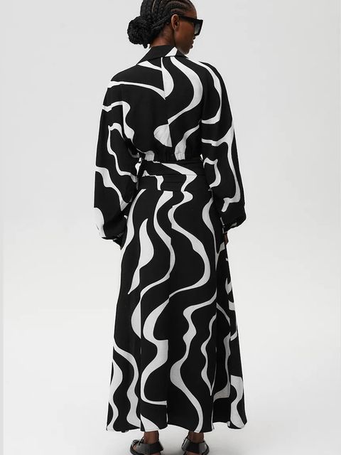 Undress Code koszula z domieszką lnu Mamma Mia Shirt damska kolor multicolor relaxed z kołnierzykiem klasycznym 905