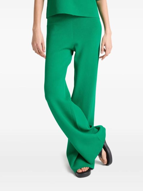 Yves Salomon knitted trousers - Green