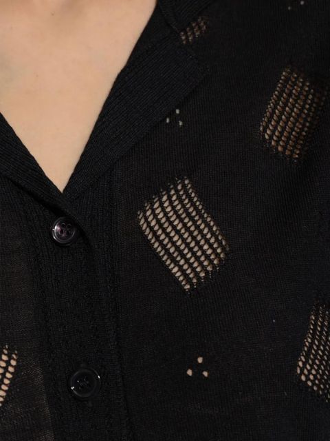 Marni embroidered shirt - Black