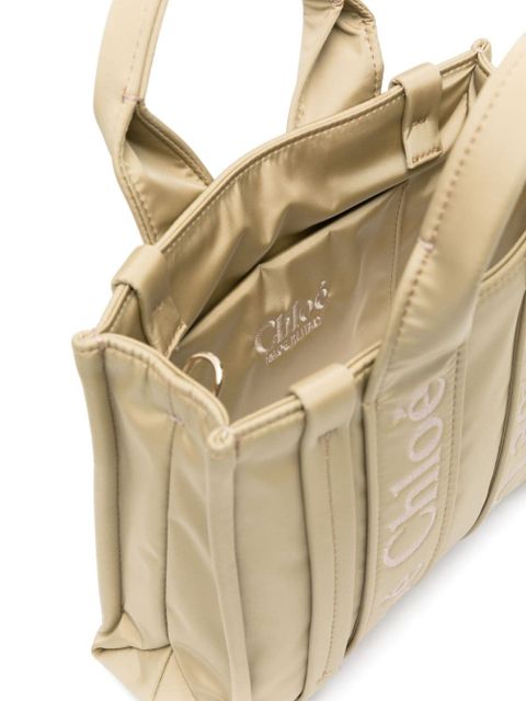 Chloé small Woody tote bag - Neutrals