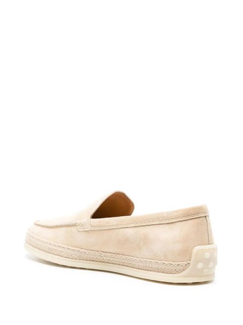 Tod's slip-on suede loafers - Brown