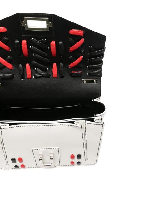 Proenza Schouler embroidered shoulder bag - White