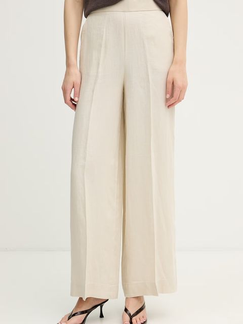 United Colors of Benetton spodnie damskie lniane - zdjęcie produktu nr 2