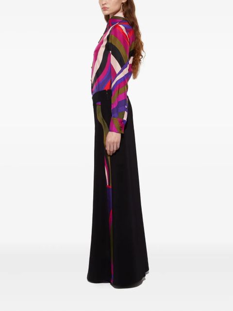 PUCCI Iride print-detailed trousers - Black