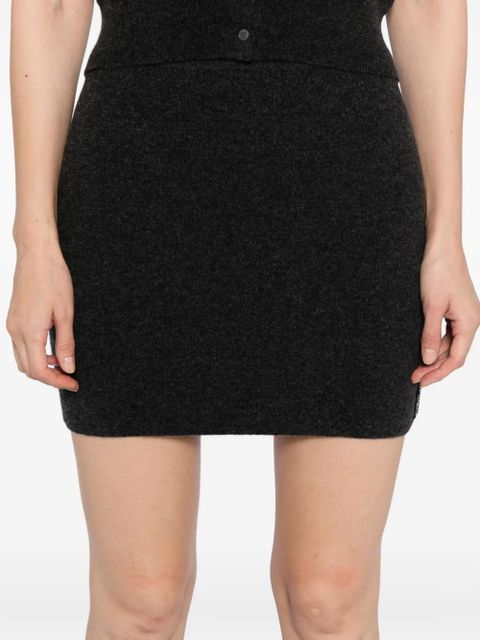 Alexander Wang Hotfix mini skirt - Grey