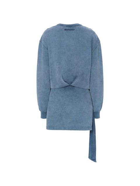 MARANT ÉTOILE tie-detail dress - Blue - zdjęcie produktu nr 2