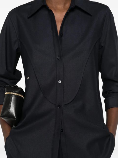 Victoria Beckham yoke top - Blue