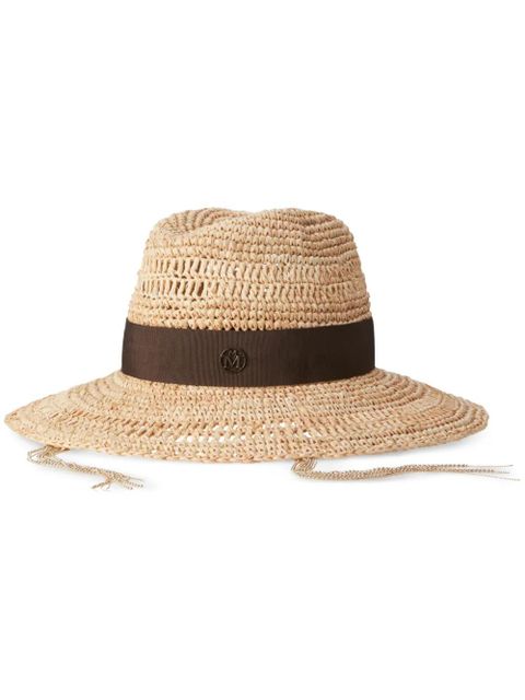 Maison Michel Kate fedora hat - Neutrals - zdjęcie produktu nr 1