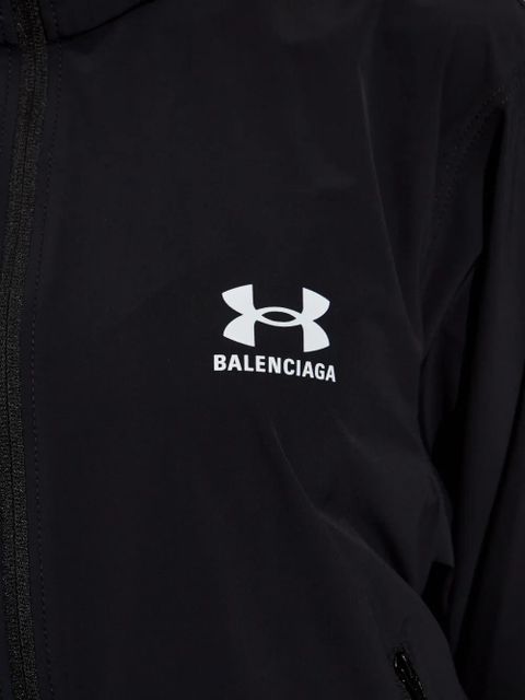 Balenciaga logo-print jacket - Black