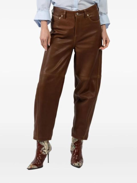 Simkhai Waldon leather panel trousers - Brown