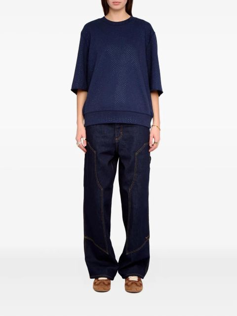 Zadig&Voltaire Edmond strass sweatshirt - Blue - zdjęcie produktu nr 2