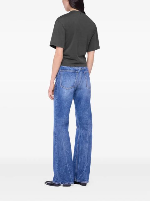 Rabanne graphic-print T-shirt - Grey