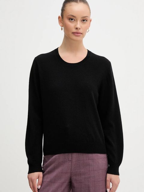 United Colors of Benetton sweter wełniany damski kolor czarny 1002D10BG - zdjęcie produktu nr 1