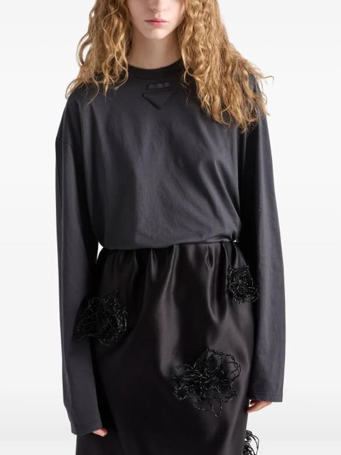 Prada jersey T-shirt - Grey