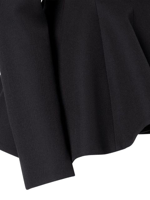 FENDI grain-de-poudre wool jacket - Black