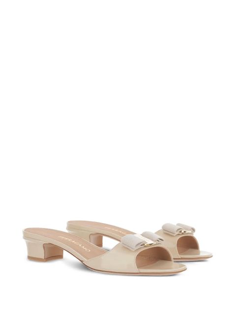 Ferragamo 30mm Vara Bow sandals - Neutrals
