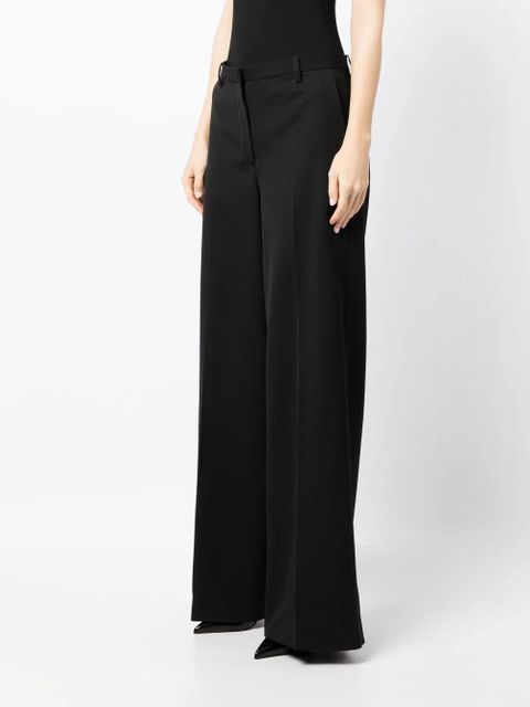 Versace high-waisted wide-leg trousers - Black - zdjęcie produktu nr 2