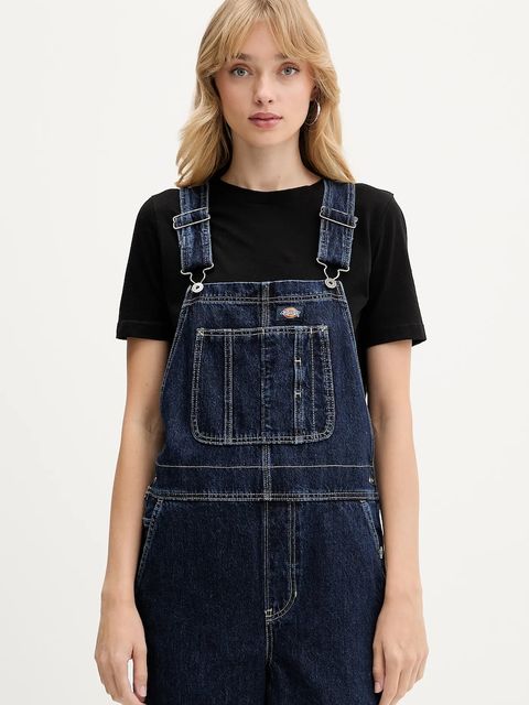 Dickies ogrodniczki jeansowe damskie DK0A87N7