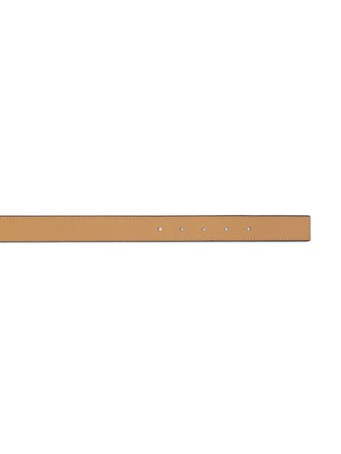 LOEWE Anagram leather belt - Brown